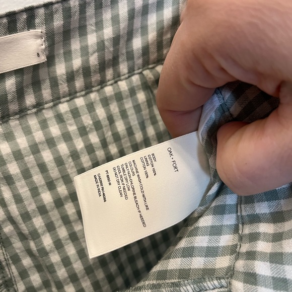 Oak and Fort cotton trousers size 8 - Picture 6 of 6